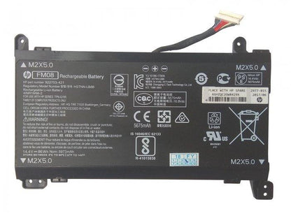 HP FM08 Original  Laptop Battery for HP Omen 17-AN084NZ Omen 17-AN038NF 17-AN085NG 17ab007ur Series 16 Cables