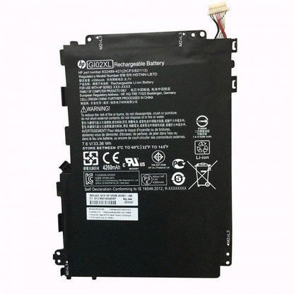 New HP Original GI02XL Laptop Battery for HP Pavilion X2 12 12-B000 HSTNN-LB7D 832489-421 833657-005 Tablet