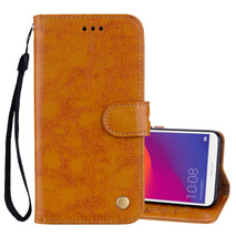 Business Style Oil Wax Texture Horizontal Flip Leather Case for Huawei Honor 7C / Enjoy 8 / Y7 (2018) / Y7 Prime (2018) / Nova 2 Lite, with Holder & Card Slots & Wallet, For Huawei Honor 7C, For Honor 7C / Y7 Prime (2018)�������������������������������...