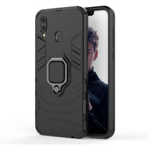 PC + TPU Shockproof Protective Case for Huawei Honor Play, with Magnetic Ring Holder, For Huawei Honor Play