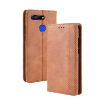 Magnetic Buckle Retro Texture Horizontal Flip Leather Case for Huawei Honor View 20, with Holder & Card Slots & Wallet, For Huawei Honor View 20, For  Honor View 20