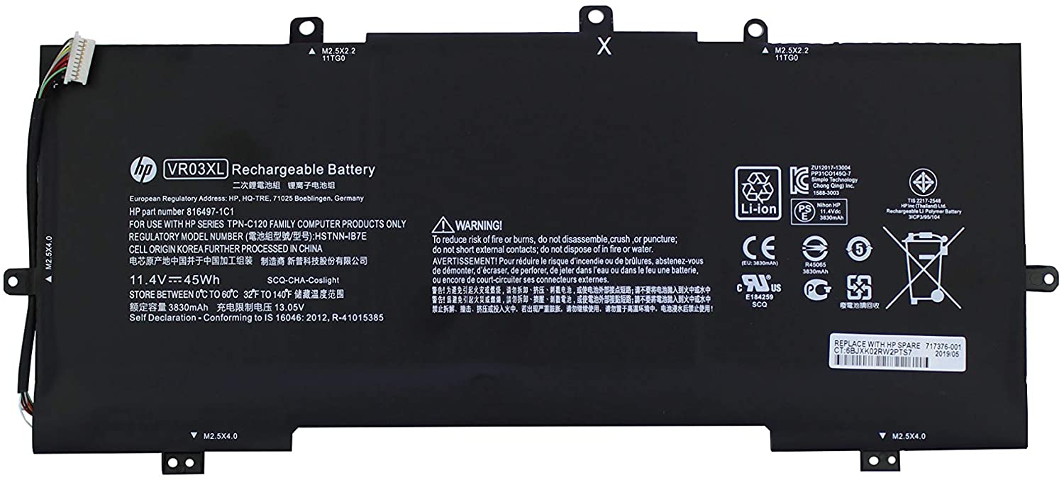 HP VR03XL Laptop Battery