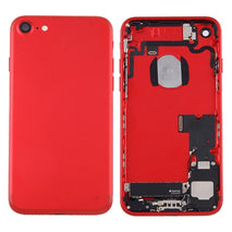 Battery Back Cover Assembly with Card Tray for iPhone 7, For iPhone 7 (Full Assembly), For iPhone 7, For iPhone 7 (Jet Black)