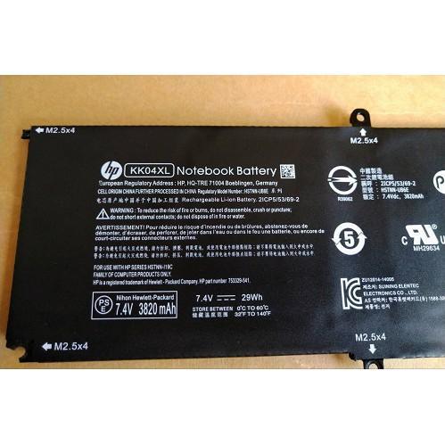 HP KK04XL Original Battery For 753329-1C1 Pro Tablet x2 612 G1 x2 612 G1(P3E13UT) x2 612 G1(L5G68EA)  HSTNN-IB6E Pro Tablet x2 612 G1(P3E18UT)