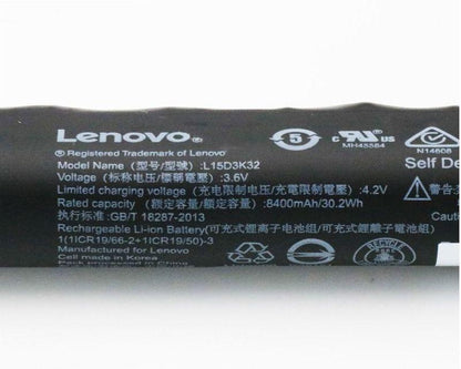 Lenovo L15D3K32 Original Laptop Battery for L15C3K32 5B18C03587 YOGA Tab 3 YT3-X50F YT3-X50 Yoga Tab 3(10)YT3X50F(ZA1N0039NZ)