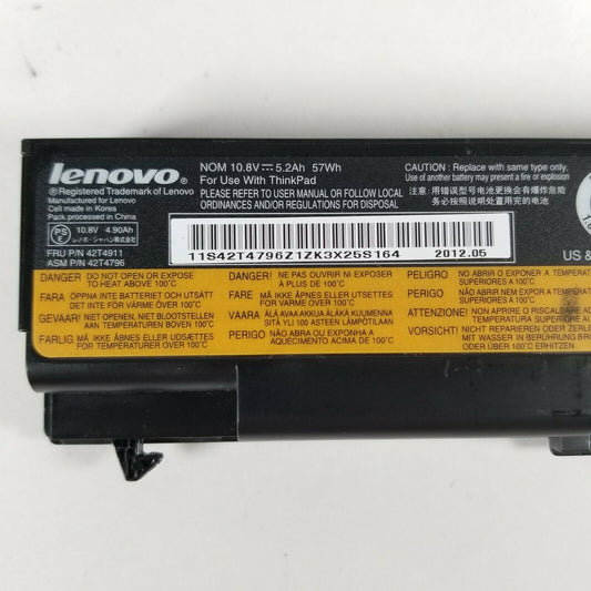 LENOVO 42T4796 42T4911 Laptop Battery for 0A36303 40Y7625	42T4235 THINKPAD E40 E50 Edge 0578-47B THINKPAD L410 L412 L412 0530