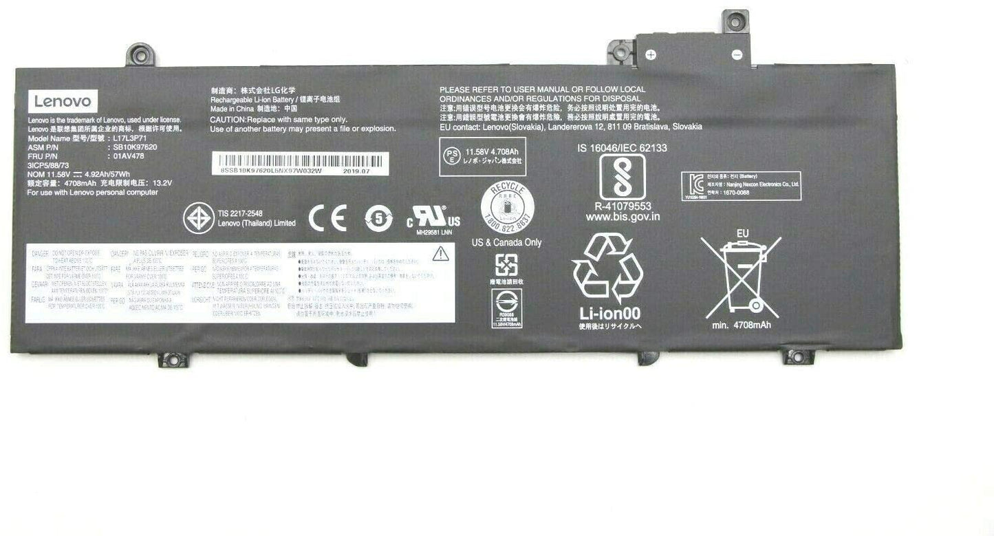 Lenovo 01AV478 Laptop Battery