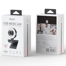 Yesido KM20 2K Zoom 4.0MP HD USB Webcam, Cable Length 1.5m with Fill Light, KM20