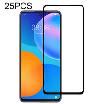For Huawei P Smart 2021 25 PCS Full Glue Full Screen Tempered Glass Film, For Huawei P Smart 2021 (25 PCS)