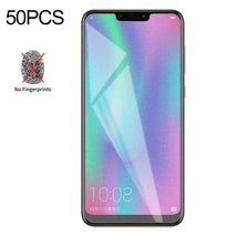 50 PCS Non-Full Matte Frosted Tempered Glass Film for Huawei Honor 8C, No Retail Package, For Huawei Honor 8C (50 PCS)