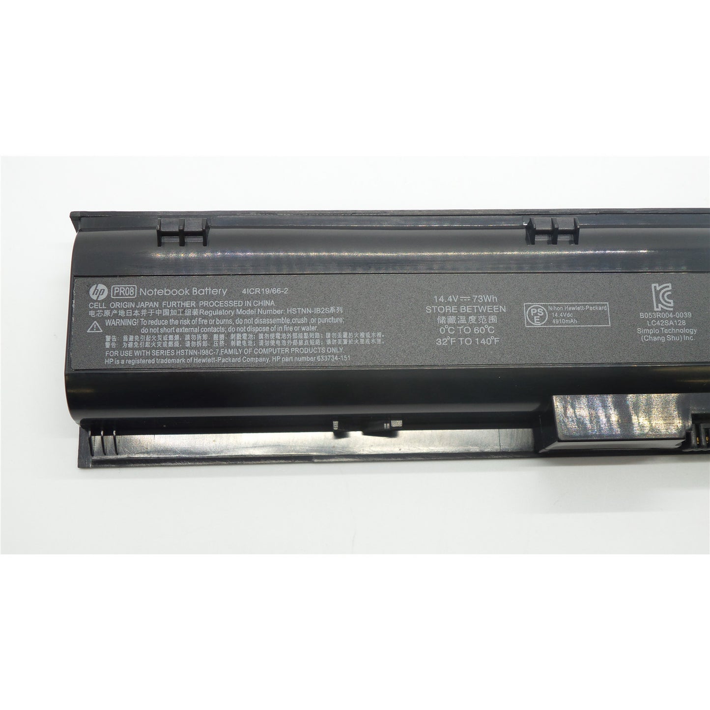 HP PR08 Laptop Battery for HSTNN-I02C 633733-1A1 HSTNN-OB2R QK646UT HSTNN-I98C-7 ProBook 4730s	ProBook 4740s Series
