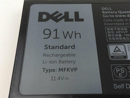 Dell MFKVP Original Laptop battery for Dell 451-BBSF GR5D3 M28DH RDYCT P7720E31535NW02 p7720i77820nw01 Precision 15 7000 Series (7510) MWS7720-I77820 MWS7720-E31535M Precision7720