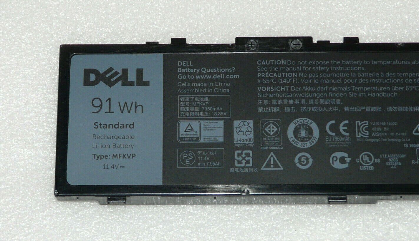 Dell MFKVP Original Laptop battery for Dell 451-BBSF GR5D3 M28DH RDYCT P7720E31535NW02 p7720i77820nw01 Precision 15 7000 Series (7510) MWS7720-I77820 MWS7720-E31535M Precision7720