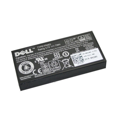 New Dell 3.7V 7WH FR463 NU209 Laptop Battery for PE1950 PE2950 P9110 U8735 Perc 5i 6i Dell PowerEdge R900 R910 R710 2950 2900 6950 6850 PowerVault NX3100