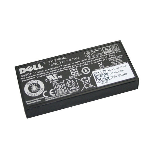 New Dell 3.7V 7WH FR463 NU209 Laptop Battery for PE1950 PE2950 P9110 U8735 Perc 5i 6i Dell PowerEdge R900 R910 R710 2950 2900 6950 6850 PowerVault NX3100