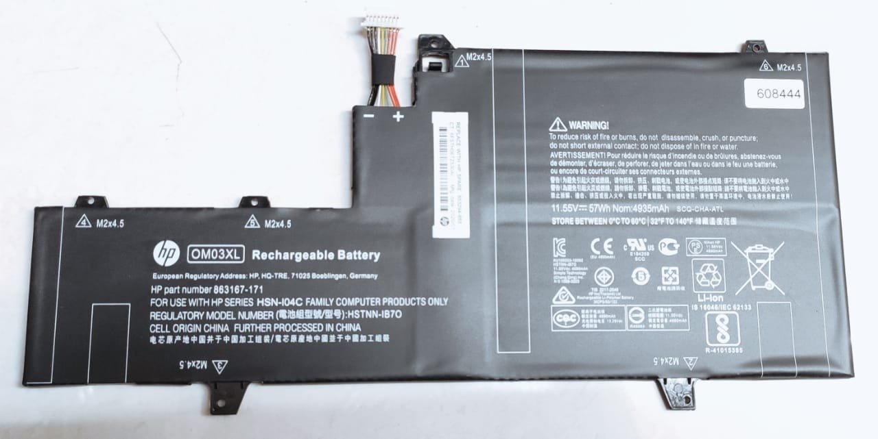 New HP Original OM03XL for HSTNN-IB70 863167-1B1 HP EliteBook X360 1030 G2 EliteBook x360 1030 G2 1GY30PA