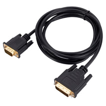 DVI to VGA Adapter Cable Computer Graphics Card Monitor Cable, Length: 1m, 1m