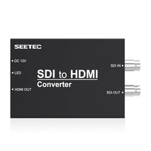 SEETEC 1 x SDI Input + 1 x SDI Output to 1 x HDMI Output Converter, 1 x SDI + 1 x SDI to 1 x HDMI