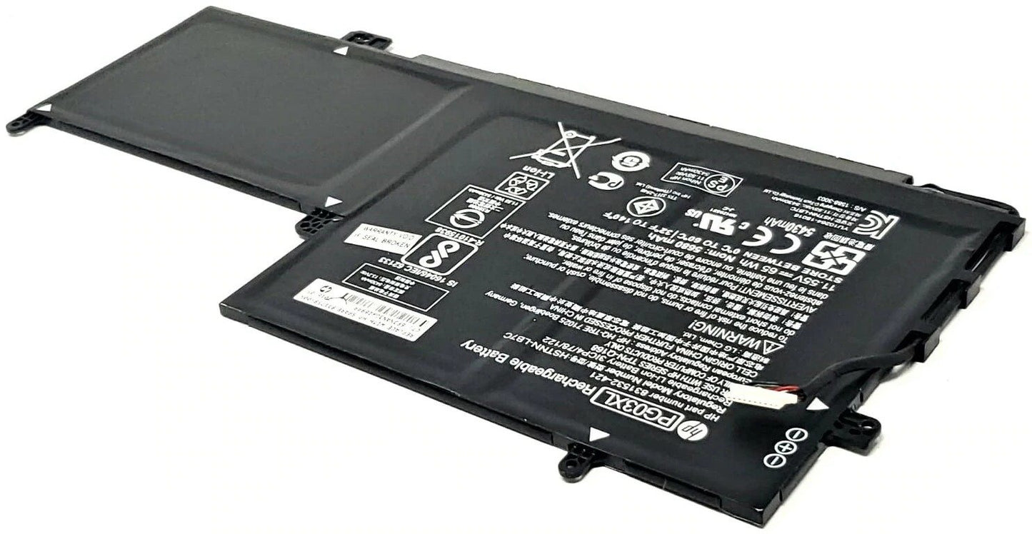 New HP Original PG03XL Laptop Battery for HSTNN-LB7C L48430-2C1 831731-850 831758-005 Spectre x360 15t-ap000 Pavilion Gaming 15-dk0730ng Spectre x360 15ap000nf