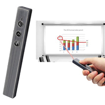 MC Saite PR-20 2.4GHz Wireless Red Laser Presenter PowerPoint Clicker Representation Remote Control Pointer without USB Charging Cable, Control Distance: 10m