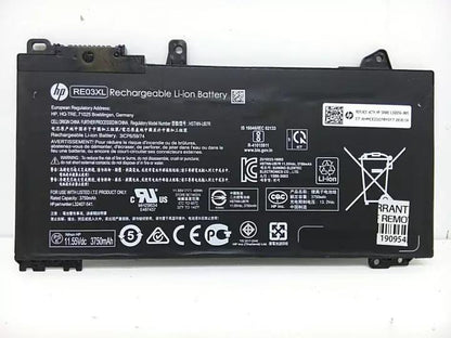 Original HP RE03XL Laptop Battery for HSTNN-DB9A L32407-2B1 HP ProBook 430 440 445 450 455 G6 66 Pro 13 G2