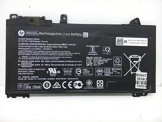 Original HP RE03XL Laptop Battery for HSTNN-DB9A L32407-2B1 HP ProBook 430 440 445 450 455 G6 66 Pro 13 G2