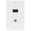 HDMI Female + RCA Female Plug Wall Plate Panel