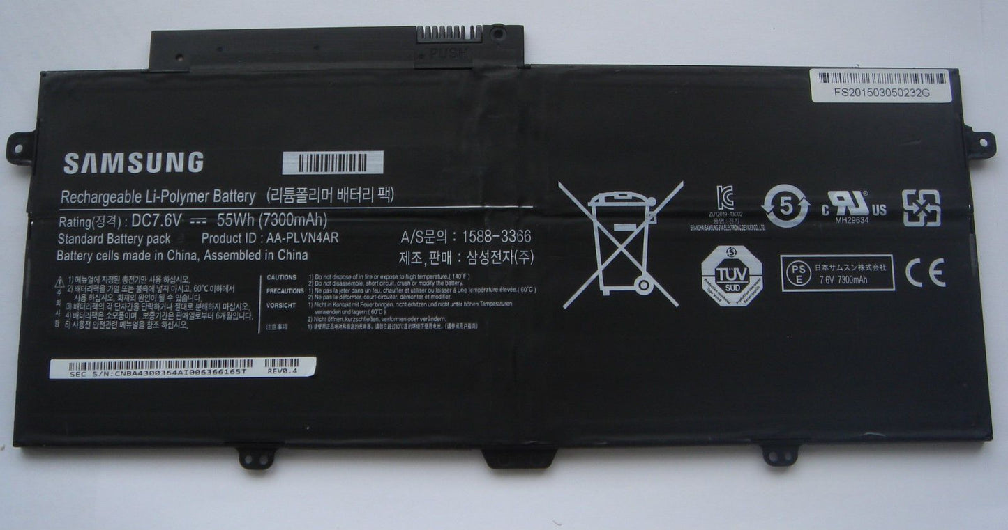 New Samsung original AA-PLVN4AR laptop battery for B07H3YWNLZ BA43-00364A SAMSUNG Ativ Book 9 Plus NP940X3G-K01US NP940X3G-K05US NP940X3G-K06US NP940X3G-K04US 940X3K-K01 940X3GK04