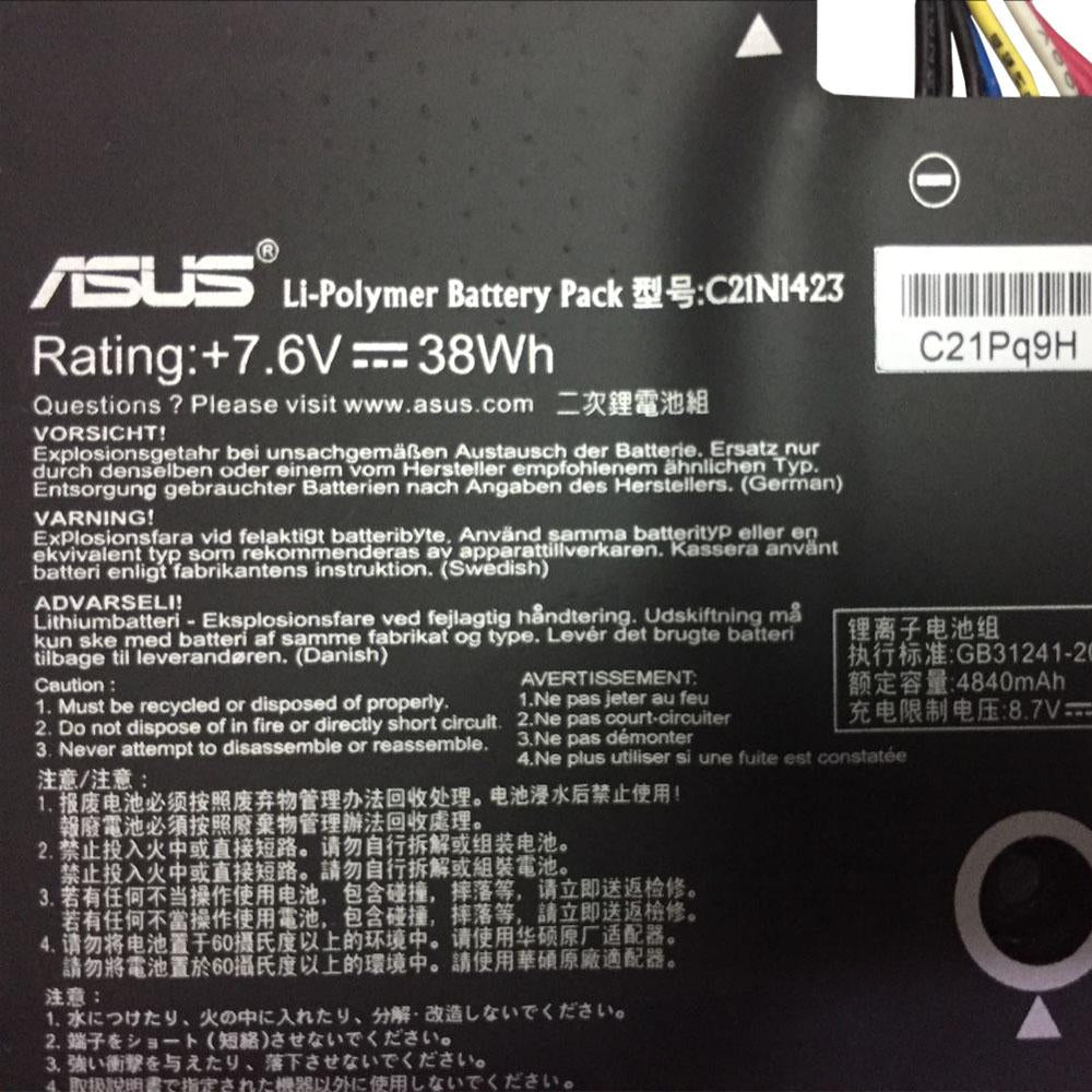 ASUS C21N1423 Original Laptop battery for 0B200-01360100 X302LA X302LA-1A X302LJ1B X302LJ-FN016H F302LA-FN066H P302LJ P302UA