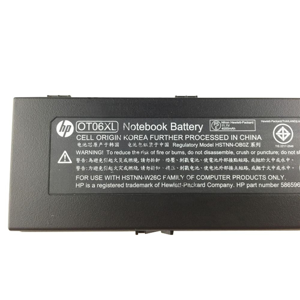 New 11.1V 39Wh HP OT06XL Original battery for HP HSTNN-W47C 443156-001 EliteBook 2740P Tablet