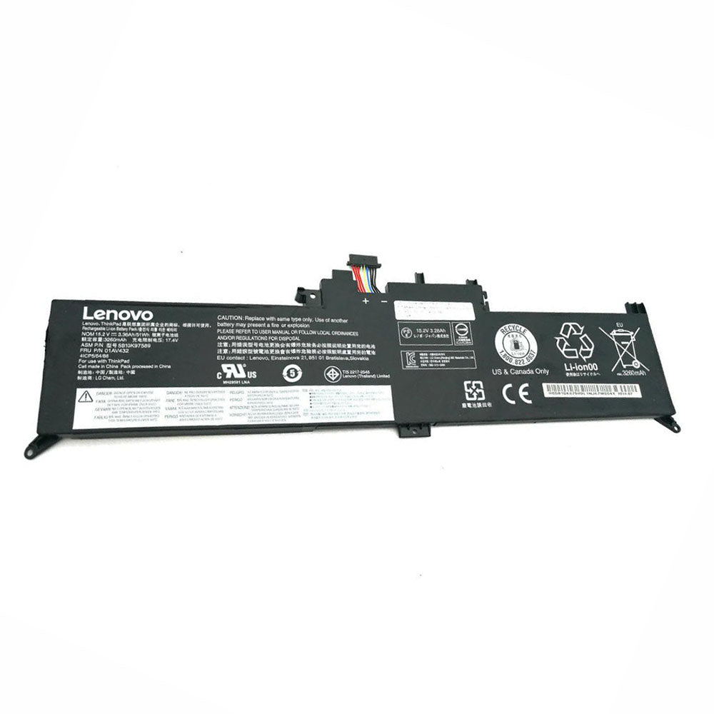 Lenovo 01AV434 Original Laptop Battery for 4ICP5/53/88 SB10K97591 ThinkPad S1 2018 ThinkPad X380 Yoga 20LHA006AU TP X380 Yoga20LH002FAU TP X380 Yoga-20LH002HAU TP X380 Yoga20LJS1T800 TP X380 Yoga-20LJS1UM00