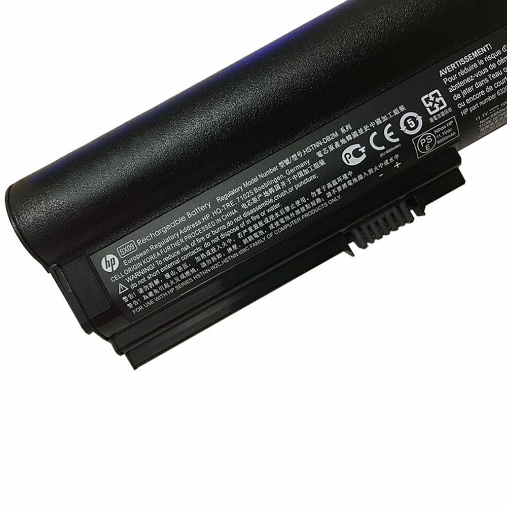 New HP SX09 Laptop Battery for HSTNN-DB2M 632014-222 QK645UT SX09100 EliteBook 2560P 2570p Series