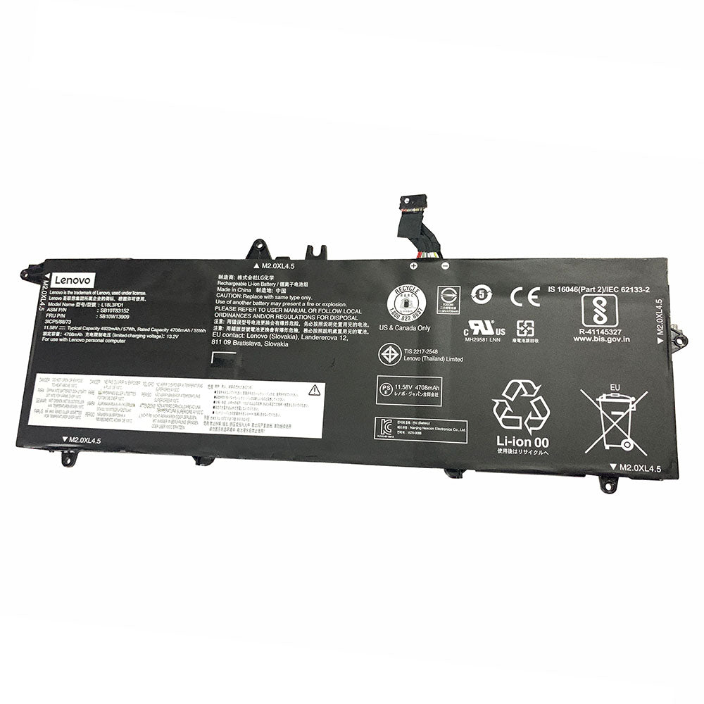 LENOVO Original L18L3PD1 laptop battery for SB10K97652 5B10W13910 02DL014 Lenovo ThinkPad T490s ThinkPad T14s Gen 1 ThinkPad T495s ThinkPad T14s 20T0003PAU