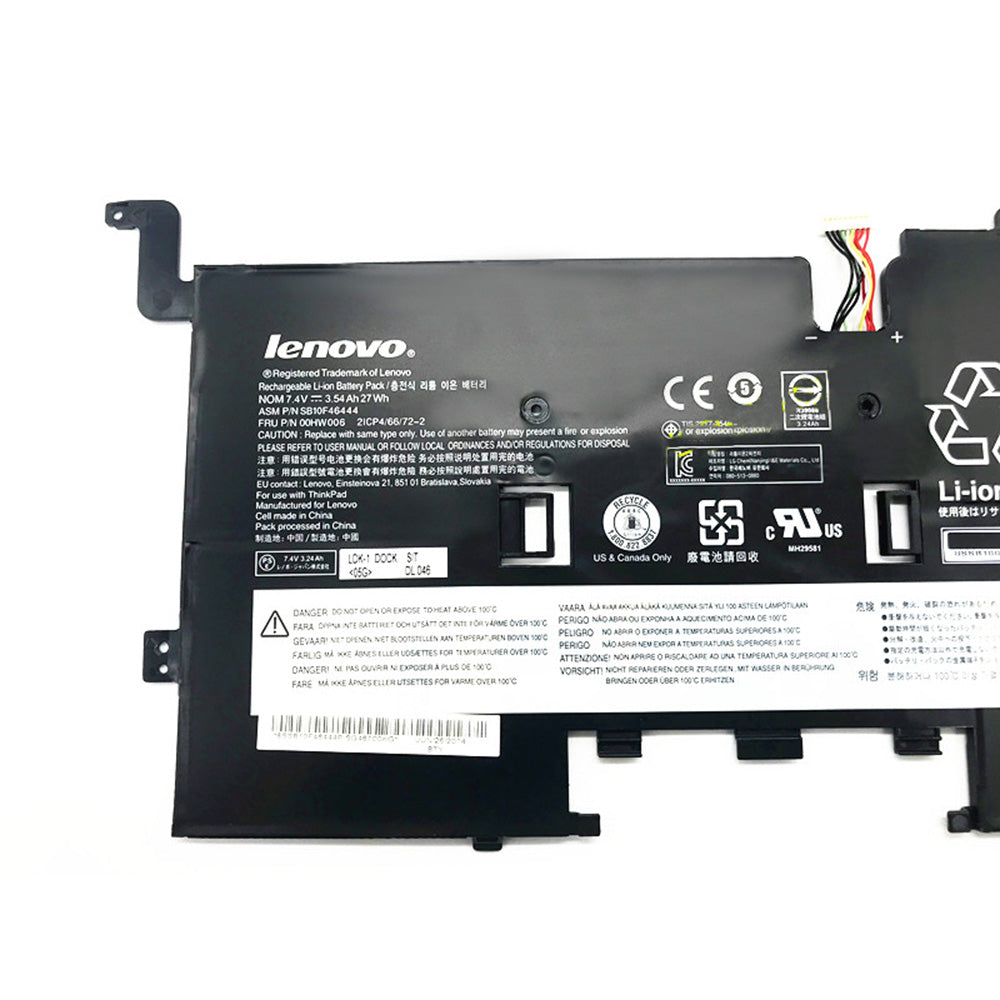 New Lenovo 00HW006 Original Laptop battery  for SB10F46444 2ICP4/66/73-2 Lenovo ThinkPad Helix2
