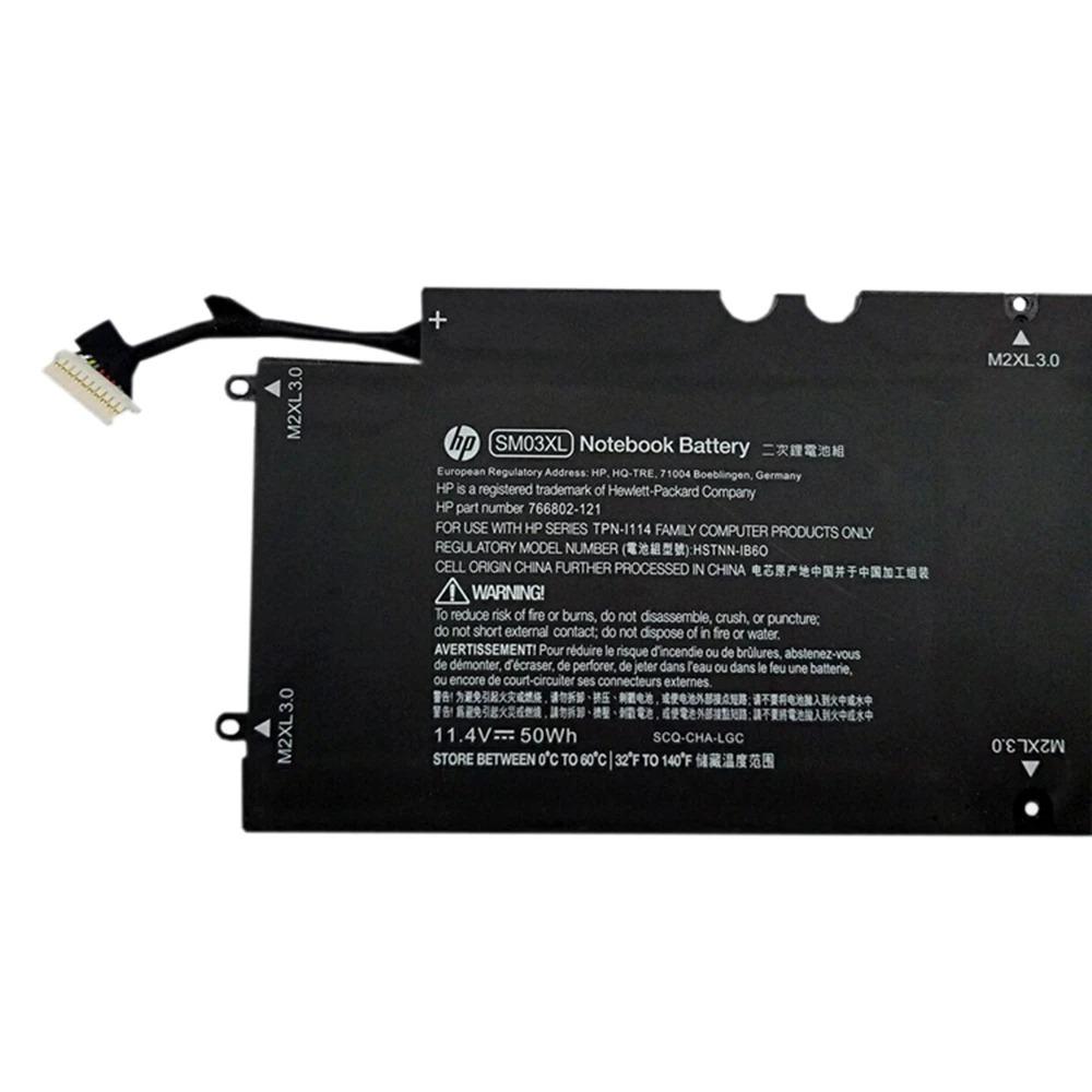 HP SM03XL Original Laptop Battery for 466802-121 HSTNN-IB60 766802-1C1 TPN-l114 Envy X2 15-C  X2 15-C011DX  x2 15-c050sa