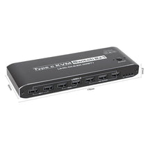 K9 2 In 1 Out HDMI Video Dual Display 2 Screen Expansion Adapter For Mac USB C KVM Switch