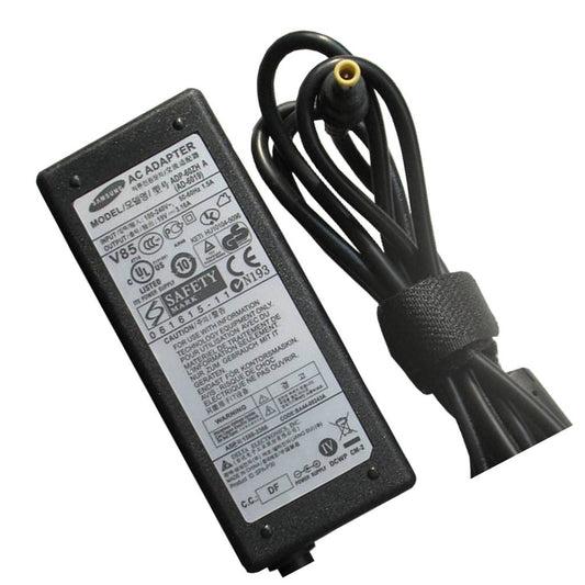 Samsung 19V 3.16A 60W (5.5mm*3.0mm) Original Laptop Charger for AA-PA1N90W