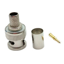 5pcs Cold Pressed BNC Plug Wiring Head, 58, 59, 60
