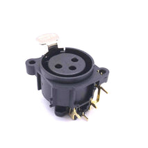 20 PCS Three-core XLR Socket Balanced Audio Card Dragon Socket Male and Female Socket, Male Socket, Female Socket