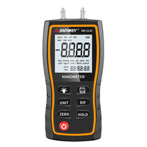 Digital Handheld Differential Pressure Gauge Negative Pressure Tester, SNDWAY SW-512A, SNDWAY SW-512B, SNDWAY SW-512C