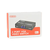 FJGEAR FJ-15-2 Computer VGA Switcher 2 In 1 Out Bidirectional Switching Sharer, FJ-15-2
