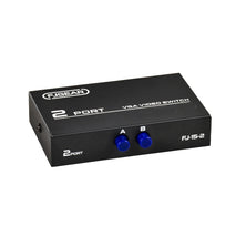 FJGEAR FJ-15-2 Computer VGA Switcher 2 In 1 Out Bidirectional Switching Sharer, FJ-15-2