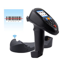 Wireless Barcode Reader Scanner Data Collector With 2.2-Inch LCD Screen, 1D Laser, 1D CCD Red Light, 2D