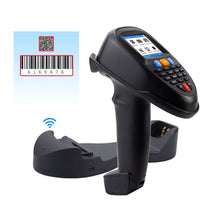Wireless Barcode Reader Scanner Data Collector With 2.2-Inch LCD Screen, 1D Laser, 1D CCD Red Light, 2D