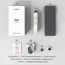 ASING A31 Multi-Functional Presentation Remote With Telescopic Teaching Rod Designed For Touch Screen, A31