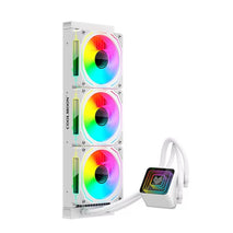 COOLMOON Glacier360 Computer Host Integrated ARGB CPU Water Cooler, Black, White