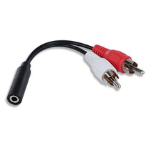 Audio Cable 3.5mm Female To 2RCA Double Lotus Head Speaker Connection Cable, 3.5mm Female To 2 RCA