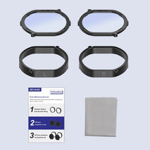 For PlayStation VR 2 DEVASO 4 In 1 Glasses Anti-scratch Ring Lens, 4 In 1