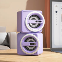 K1 Mini Desktop Computer Wired Speakers USB Subwoofer Speaker, Standard Edition White, Standard Edition Black, Standard Edition Light Blue, Standard Edition Purple, Light Edition White, Light Edition Black, Light Edition Light Blue, Light Edition Purple