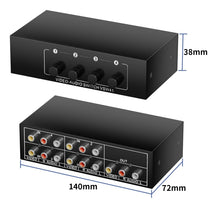 VSW41 AV 4-input 1-output RCA Lotus Interface Audio and Video Switcher, VSW41